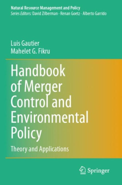 Handbook of Merger Control and Environmental Policy cover