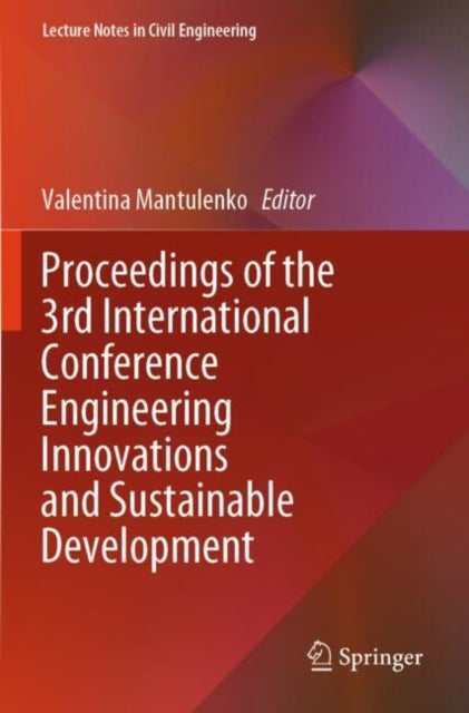 Proceedings of the 3rd International Conference Engineering Innovations and Sustainable Development cover
