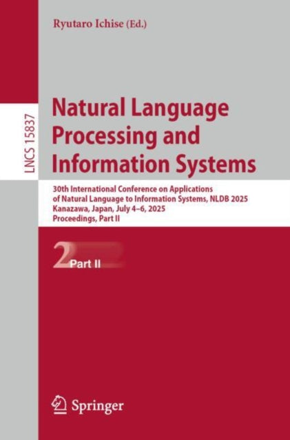 Natural Language Processing and Information Systems cover