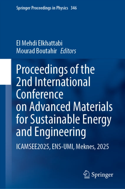 Proceedings of the 2nd International Conference on Advanced Materials for Sustainable Energy and Engineering cover