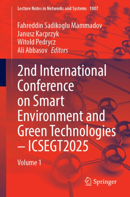 2nd International Conference on Smart Environment and Green Technologies – ICSEGT2025 cover