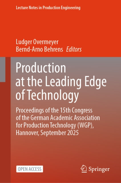 Production at the Leading Edge of Technology cover