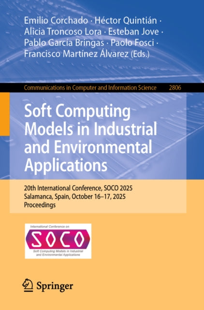 Soft Computing Models in Industrial and Environmental Applications cover
