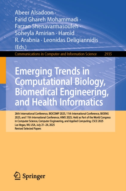 Emerging Trends in Computational Biology, Biomedical Engineering, and Health Informatics cover