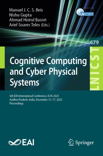 Cognitive Computing and Cyber Physical Systems cover