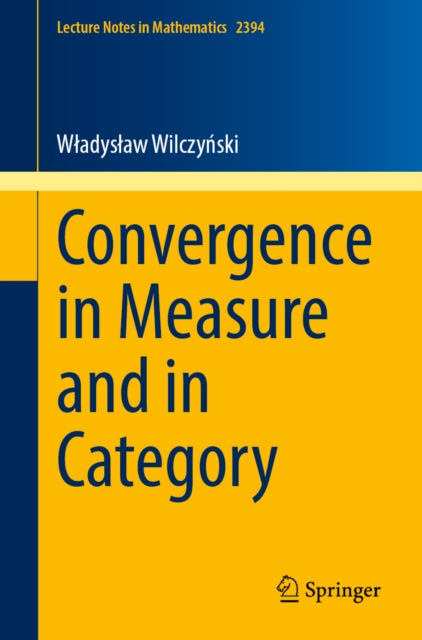 Convergence in Measure and in Category cover