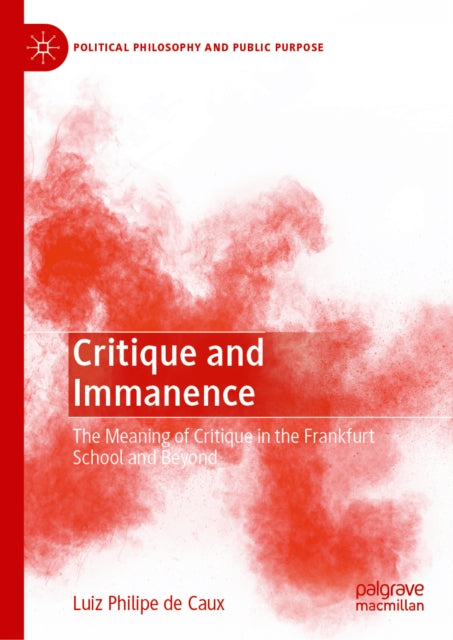 Critique and Immanence cover