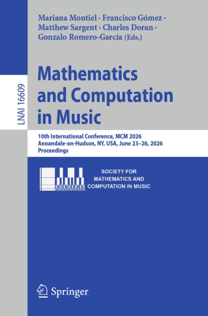 Mathematics and Computation in Music cover