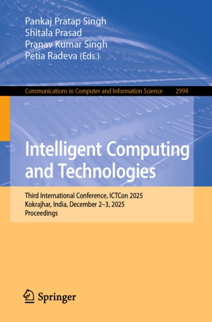 Intelligent Computing and Technologies cover
