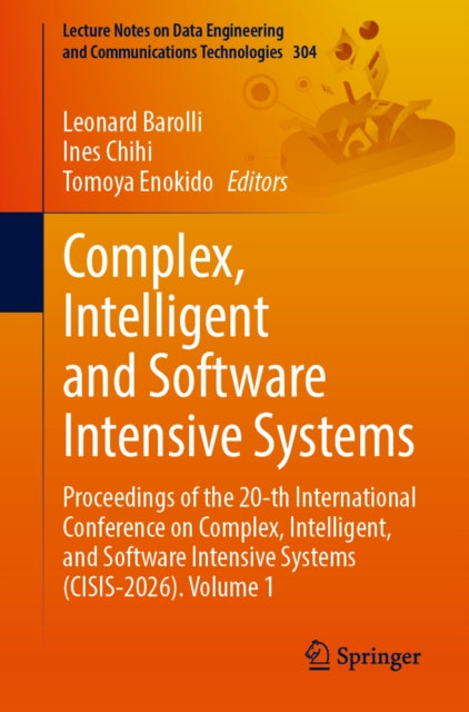 Complex, Intelligent and Software Intensive Systems cover