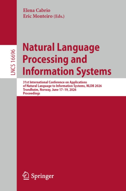 Natural Language Processing and Information Systems cover