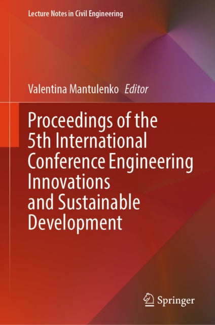 Proceedings of the 5th International Conference Engineering Innovations and Sustainable Development cover