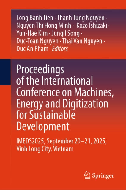 Proceedings of the International Conference on Machines, Energy and Digitization for Sustainable Development cover