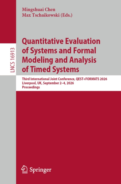 Quantitative Evaluation of Systems and Formal Modeling and Analysis of Timed Systems cover