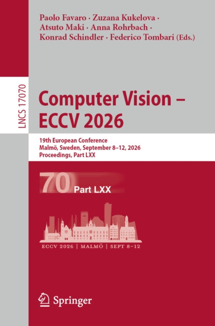 Computer Vision – ECCV 2026 cover