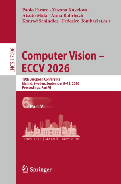 Computer Vision – ECCV 2026 cover