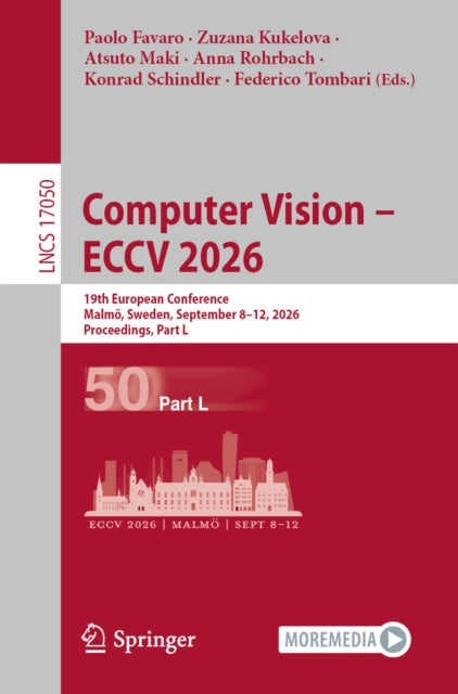 Computer Vision – ECCV 2026 cover