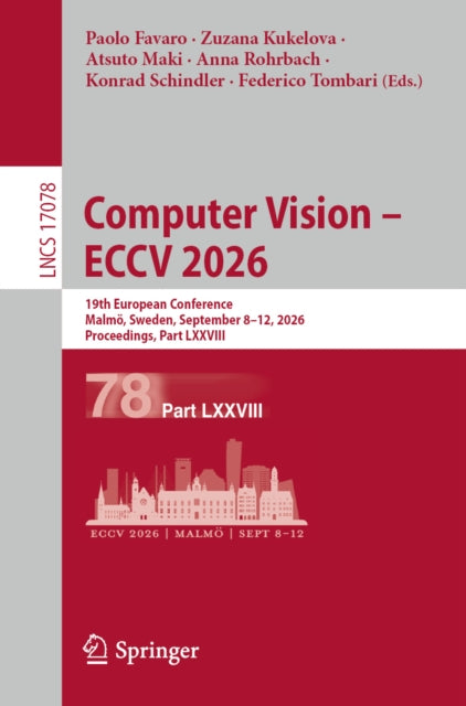 Computer Vision – ECCV 2026 cover