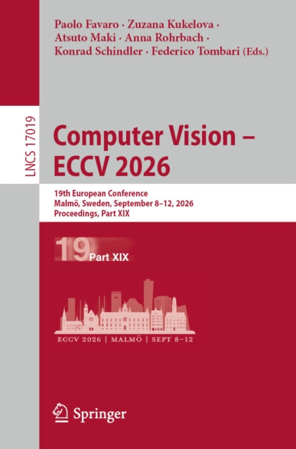 Computer Vision – ECCV 2026 cover