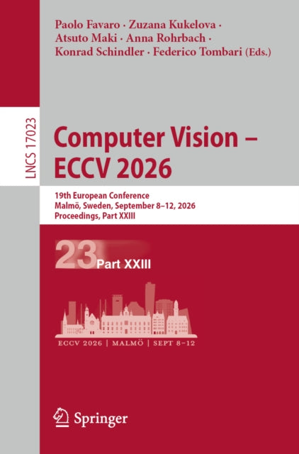 Computer Vision – ECCV 2026 cover