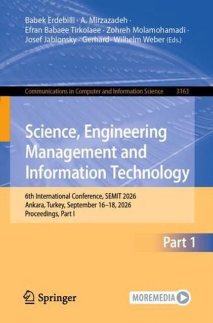 Science, Engineering Management and Information Technology cover
