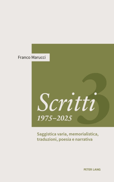 Scritti 1975-2025 cover