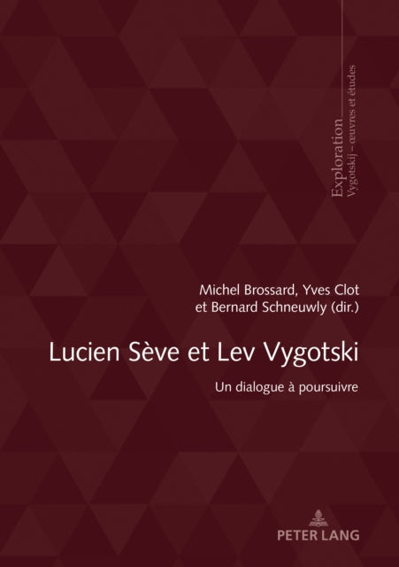 Lucien Sève et Lev Vygotski cover