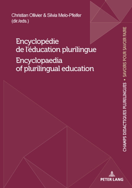 Encyclopedie de l’education plurilingue / Encyclopaedia of plurilingual education cover