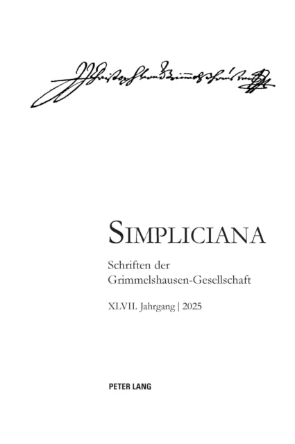 Simpliciana XLVII (2025) cover