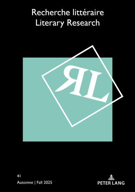 Recherche littéraire / Literary Research cover