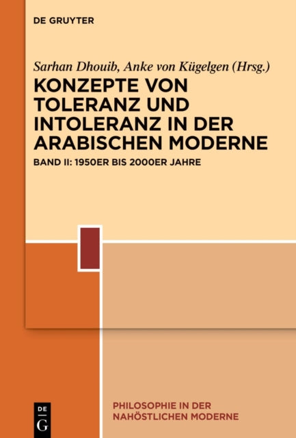 Konzepte Von Toleranz Und Intoleranz in Der Arabischen Moderne cover