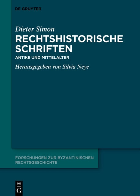 Rechtshistorische Schriften cover