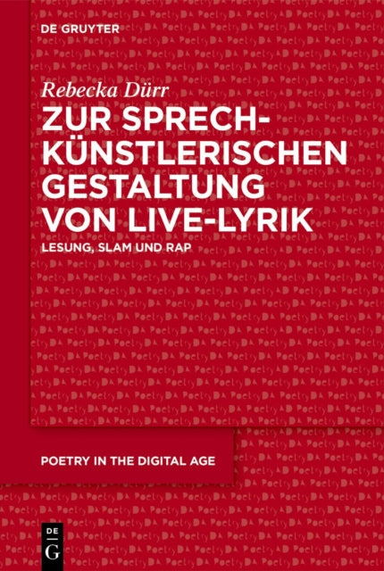 Zur Sprechkunstlerischen Gestaltung Von Live-Lyrik cover