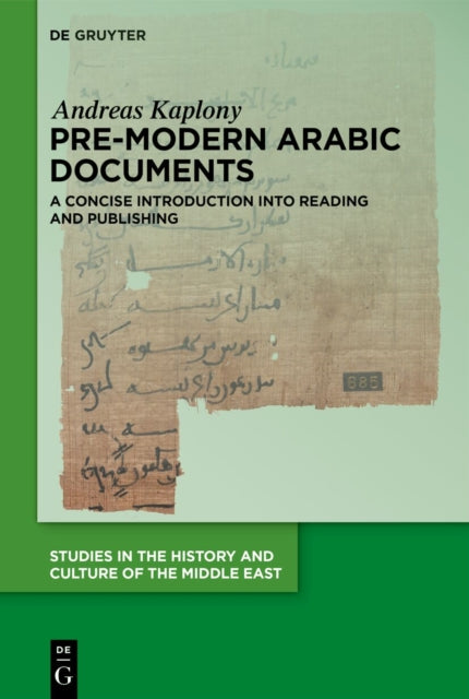 Pre-Modern Arabic Documents cover