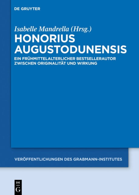 Honorius Augustodunensis cover