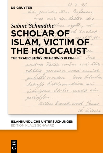 Scholar of Islam, Victim of the Holocaust cover