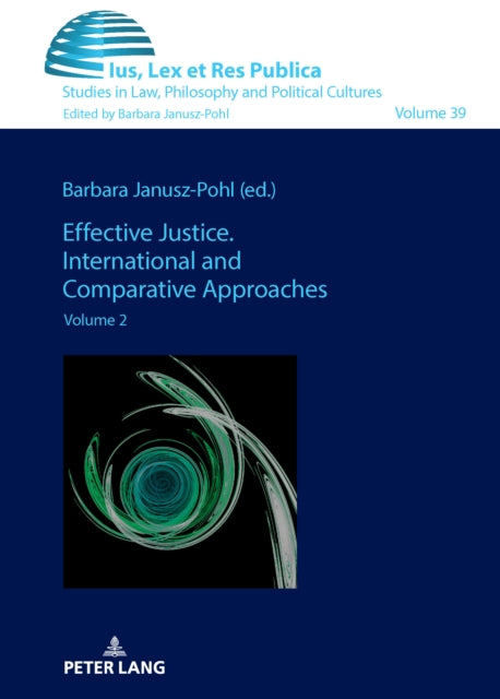 Effective Justice. International and Comparative Approaches cover