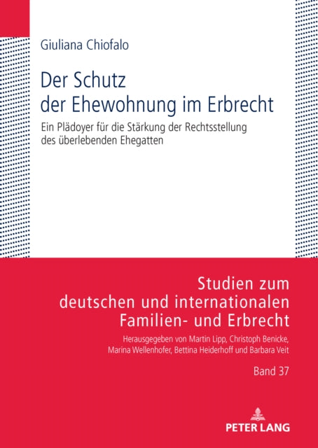 Der Schutz der Ehewohnung im Erbrecht cover