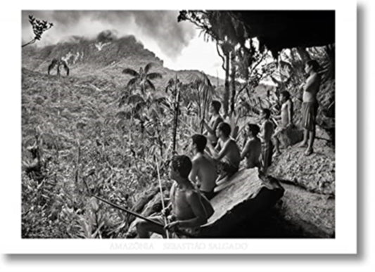 Sebastiao Salgado. Amazonia. Poster 'Yanomani Men'