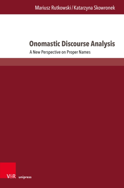 Onomastic Discourse Analysis cover