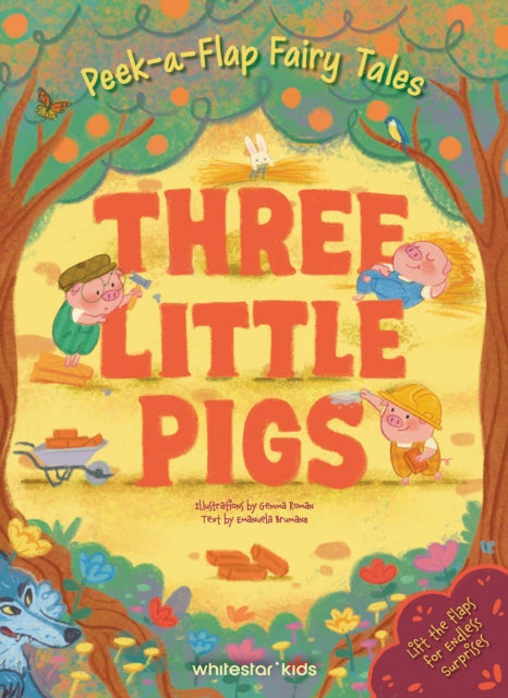 Peek a Flap Fairy Tales Three Little Pigs cover