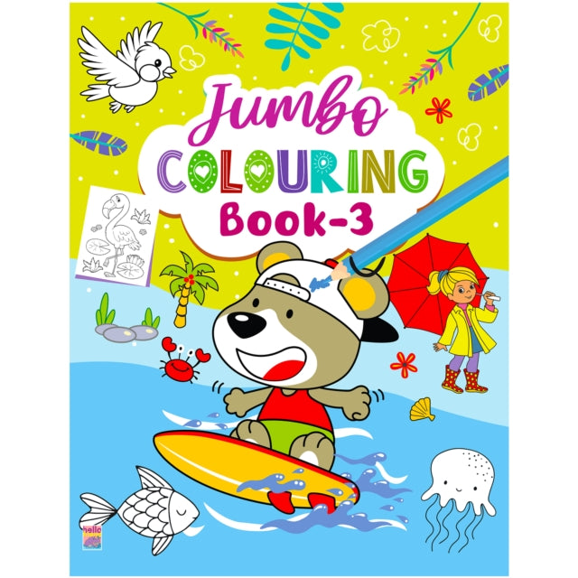 Jumbo Colouring Book 3 cover