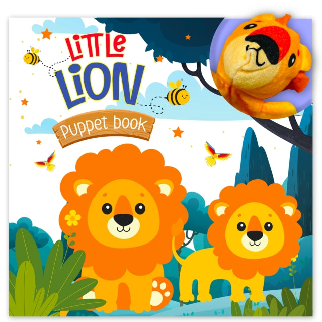 Finger Puppet Board Book: Little Lion- Story Board Book With Finger Puppet For Children cover