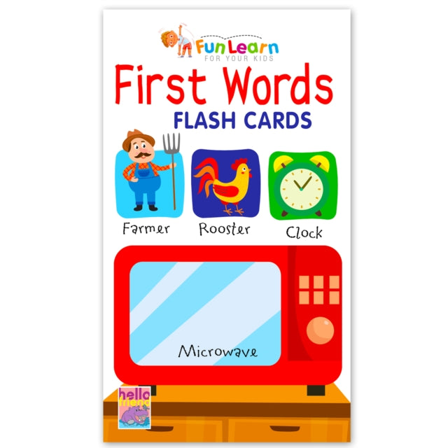 First Words 30 Flash Cards Box cover