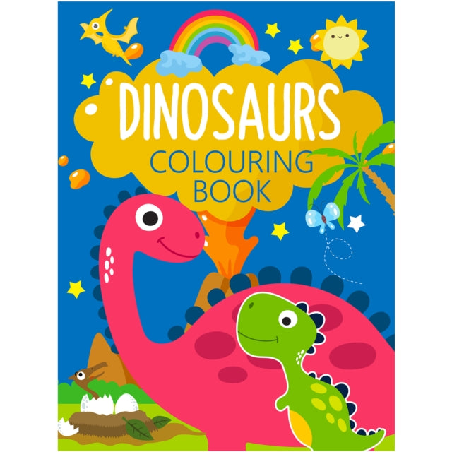 My Amazing Book Of Colouring: Dinosaurs - Draw, Colour Or Paint- Copy Colouring Book With Colour Reference For Kids cover