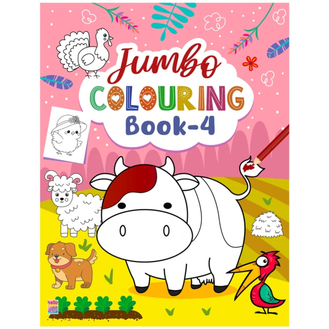Jumbo Colouring Book 4 cover