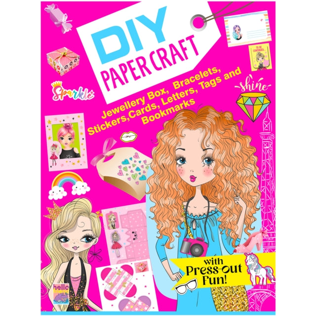 Diy Fashion Fun 8 Sticker And 8 Pressout Book cover