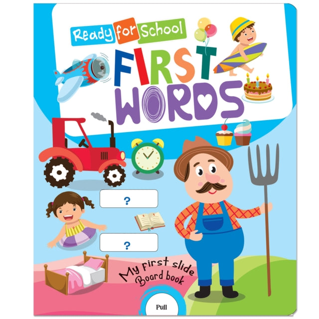 Ready For School: First Words - Slide And See Board Book cover