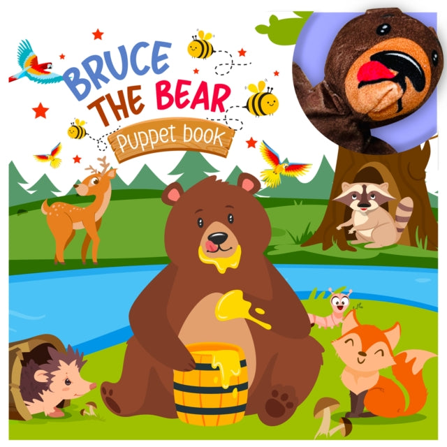 Finger Puppet Board Book: Bruce The Bear- Story Board Book With Finger Puppet For Children cover