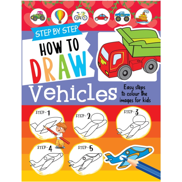 Step By Step How To Draw  - Vehicles cover